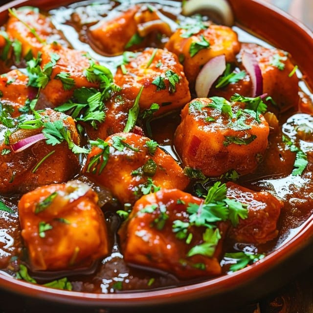 Chilli Paneer.