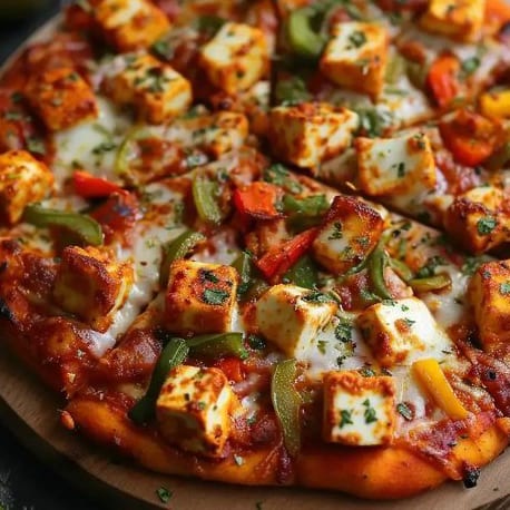 Butter Paneer Pizza.