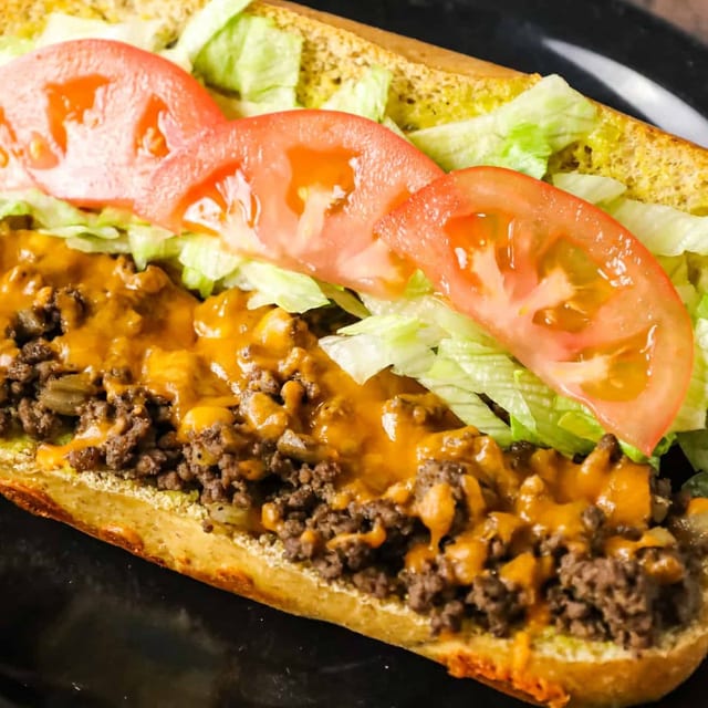 Cheeseburger Sub.