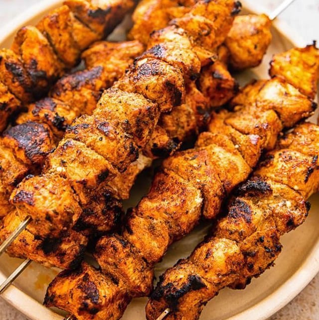 Boneless Chicken Kabob.