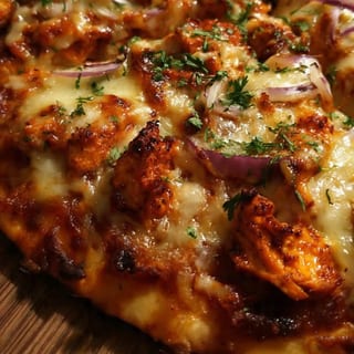 Butter Chicken Pizza