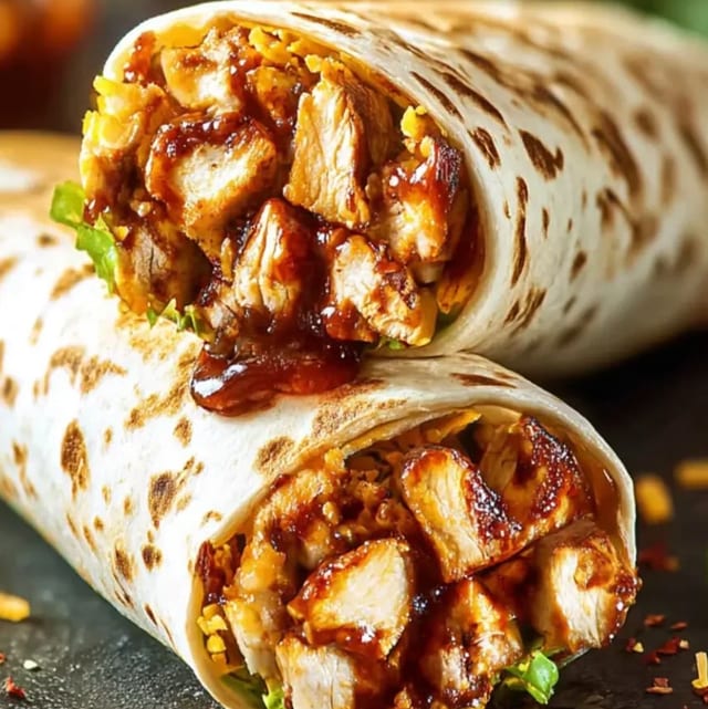 BBQ Chicken Wrap.