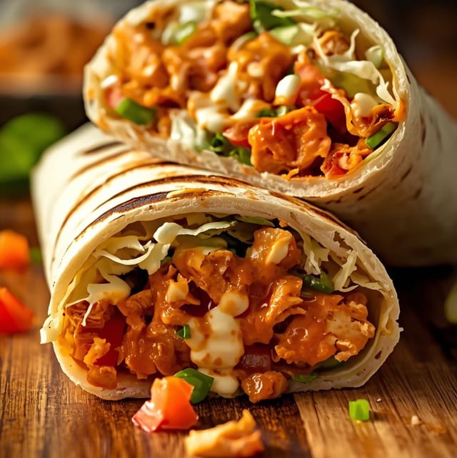 Blazing Buffalo Wrap.