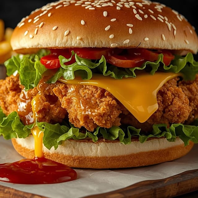 Zinger Burger.