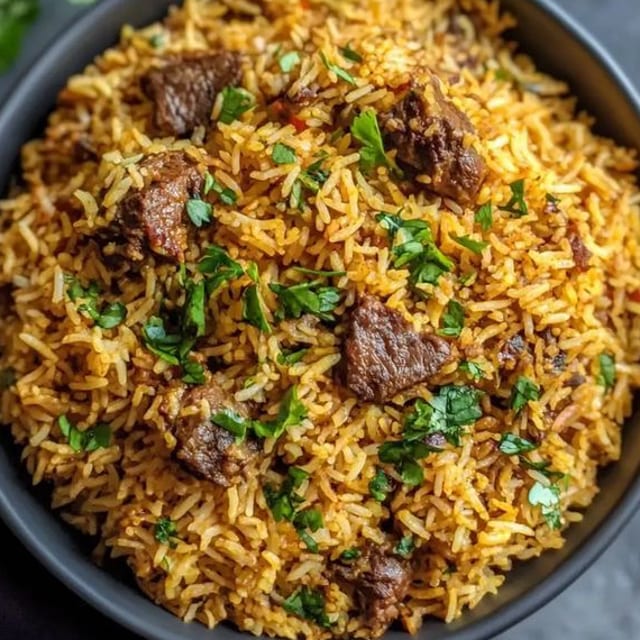 Beef Boneless Biryani.