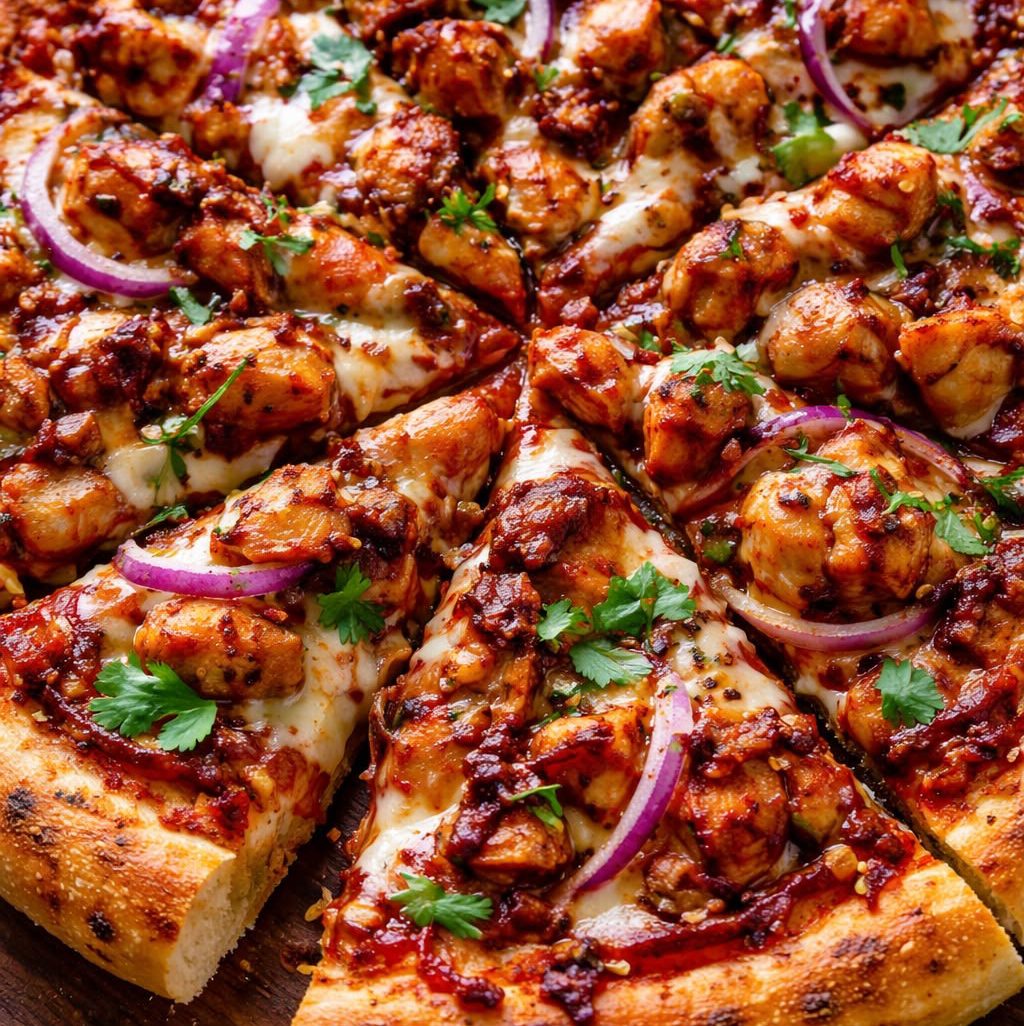 Chicken Kabob Pizza.