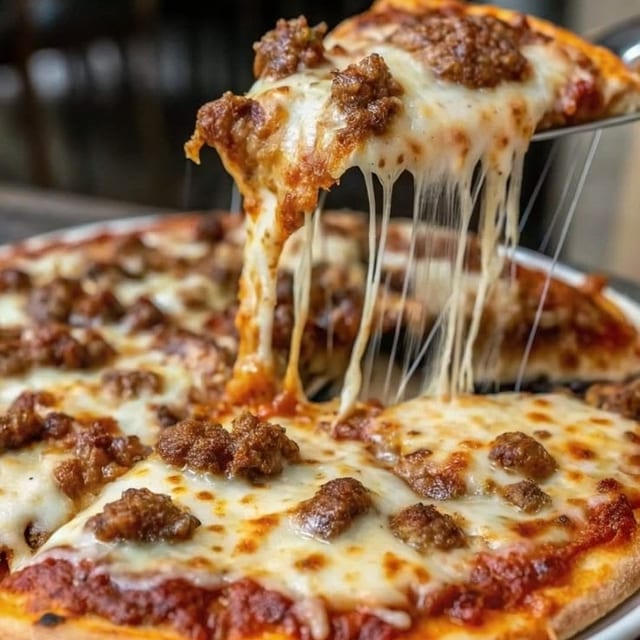 Beef Kabob Pizza.