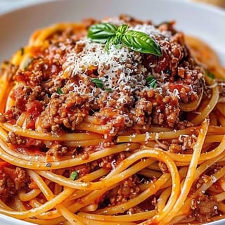 Pasta w/ Meat Sauce