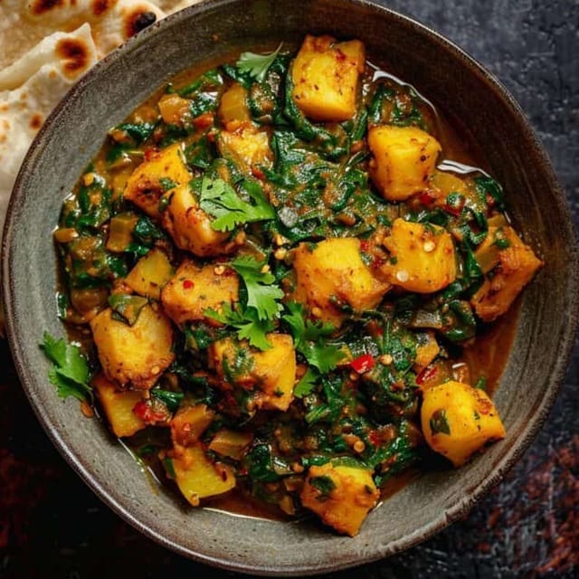 Aloo Palak.