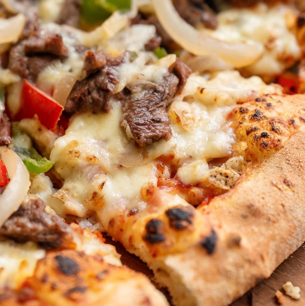 Philly Cheese Steak Pizza.