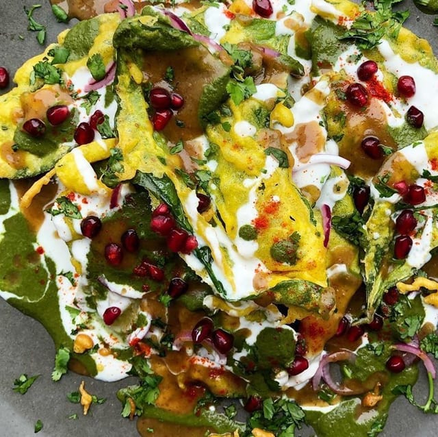 Palak Chaat.
