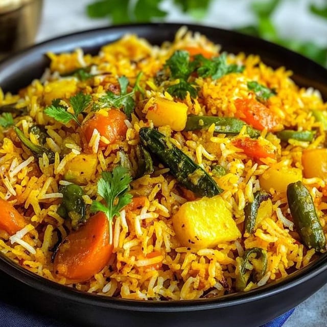 Veggie Biryani.