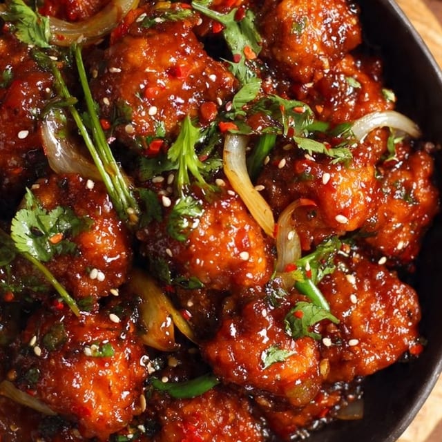 Manchurian Chicken.