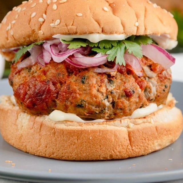 Chicken Tikka Burger.