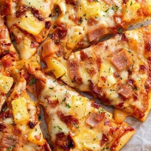 NY Hawaiian Pizza.