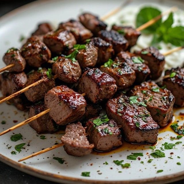 Boneless Beef Kabob.