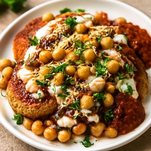 Aloo Tikki Chaat.