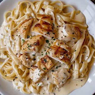 Fettuccine Alfredo Chicken