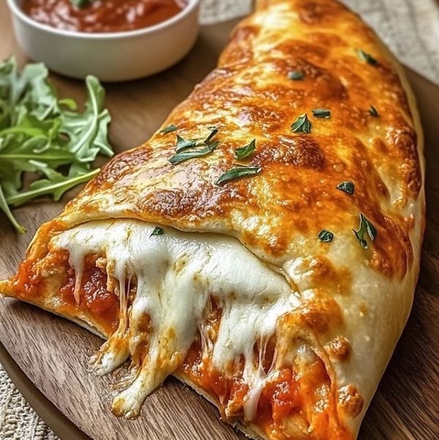 Regular Cheese Calzone.
