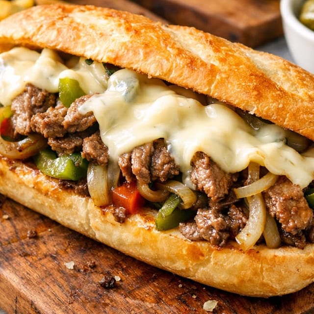 Philly Cheesesteak Sub.
