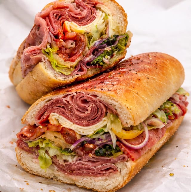 Ham & Cheese Sub.