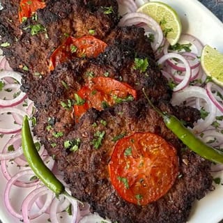 Beef Chapli Kabob Skewer