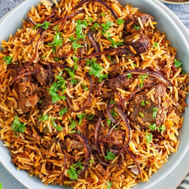 Lamb Biryani.