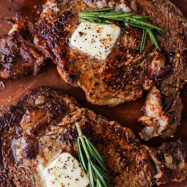 Rib-Eye Steak.