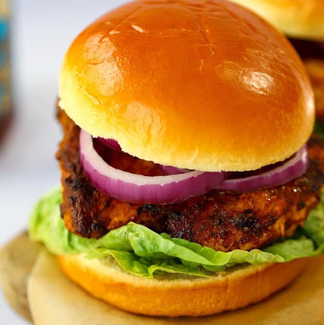 Chicken Tikka Burger.