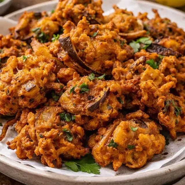 Mixed Vegetable Pakoras.
