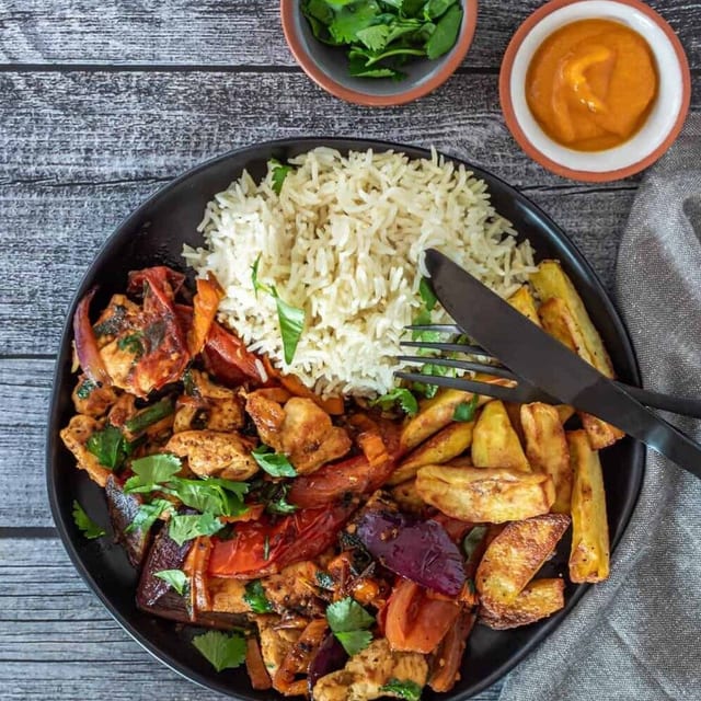 Pollo Saltado Chicken.
