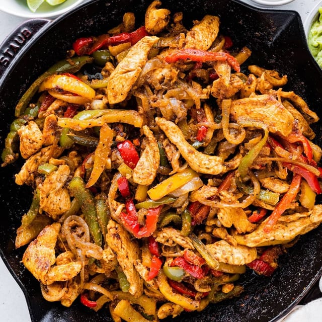 Chicken Fajita Rice & French Fries.