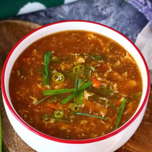 Chicken Sweet & Sour Soup.